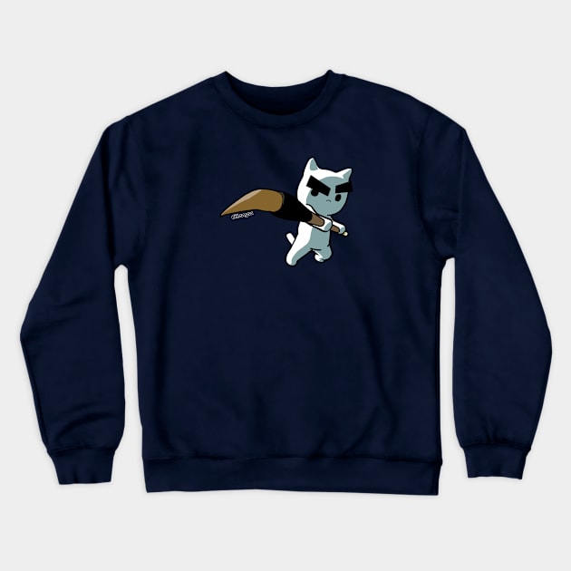 Katsu Brush Crewneck Sweatshirt by dillongoo